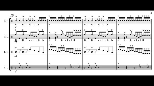 Green Flamingo - Drumline Cadence