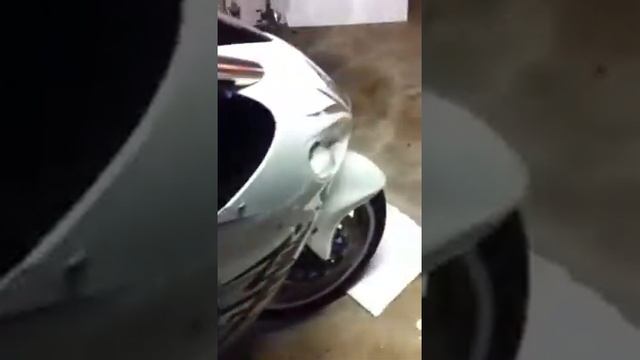 2006 Suzuki Hayabusa Dual Straight Thru Exhaust Sound