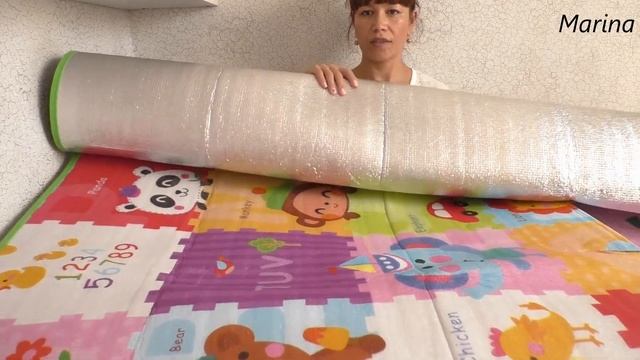 ДЕТСКИЙ ИГРОВОЙ КОВРИК И ДЕРЕВЯННЫЕ ПАЗЛЫ С АЛИЭКСПРЕСС.
