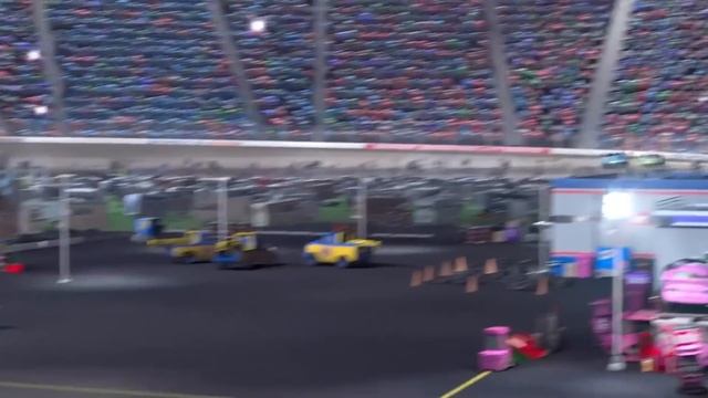 Lightning Loses His Tires! | Pixar Cars