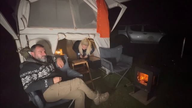 2 KATLI ÇADIRDA KAMP YAPTIK