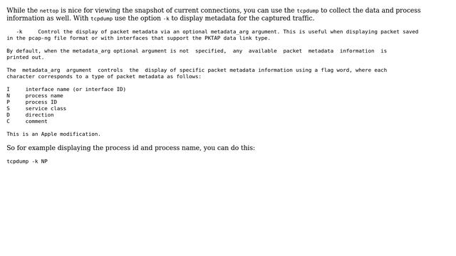 DevOps & SysAdmins: Log Network Traffic With Process ID On Mac OS X? (4 Solutions!!)