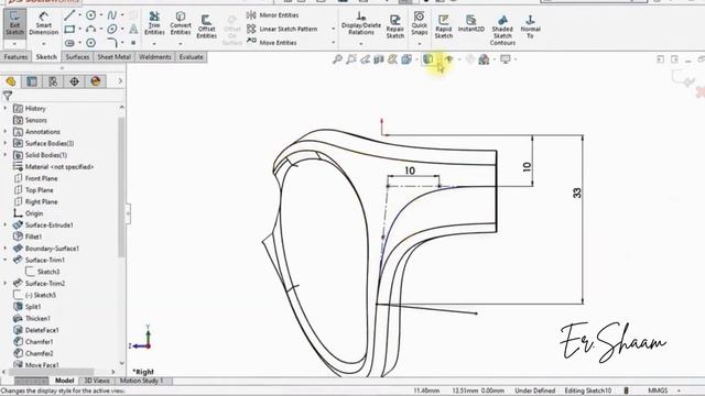 How To Make Sports Sun Glasses In Solid Works || Mechanical Design || Engineering || Product Design