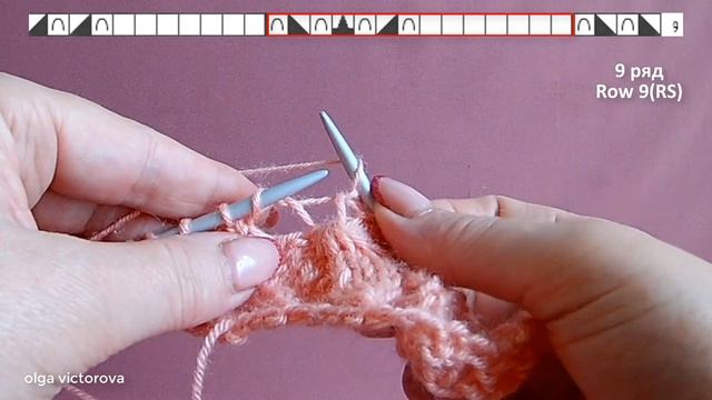 Ажурный узор Карамелька  632 Узоры спицами