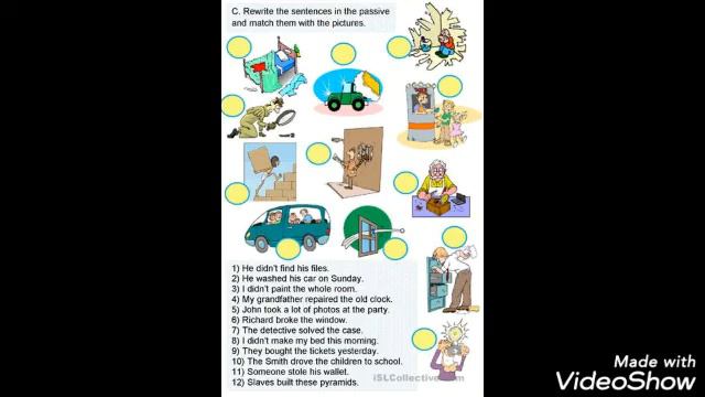 Video 26 Past Simple Passive/ الماضي البسيط المبني للمجهول