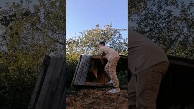 Уничтожение трухлявого туалета! Реал лайф