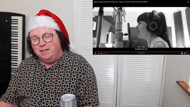 Reaction To Diana Ankudinova Диана Анкудинова Singing Snow Falls Падает снег