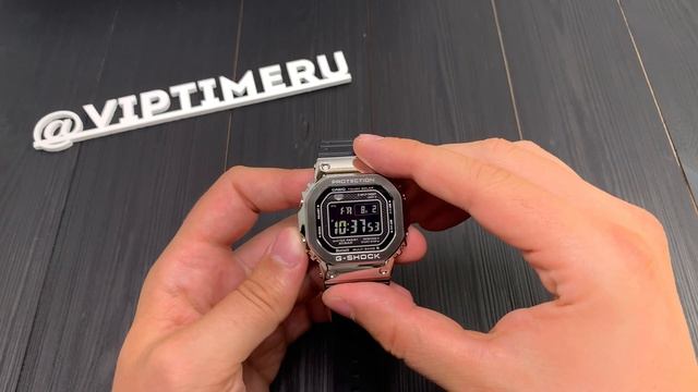  Обзор наручных часов Casio G-Shock G-Steel GMW-B5000-1ER  VipTime.ru