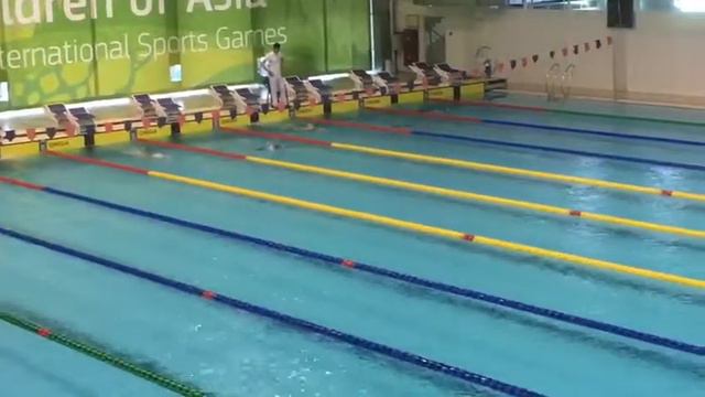 100 м вст на соревнованиях в бассейне Чолбон