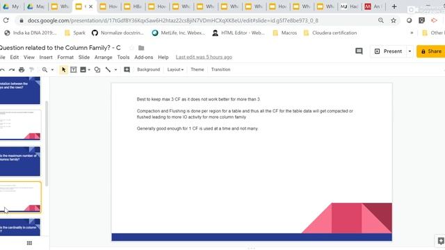 HBase Interview Questions And Answers: HBase Cardinality