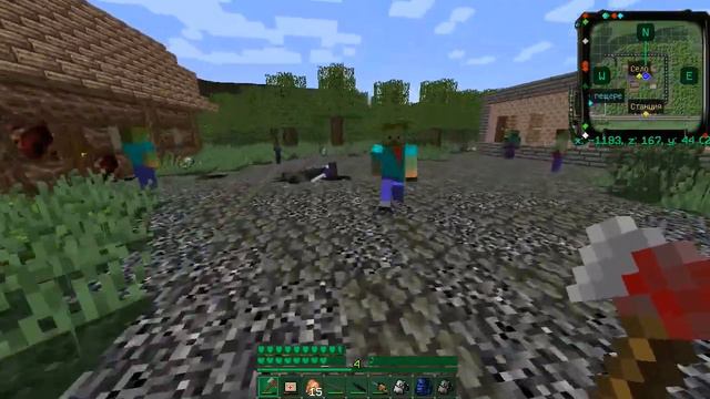 Minecraft Custom NPCs карта 