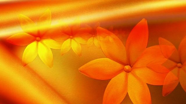 Цветы желто оранжевый фон