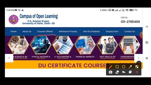 DU SOL Short Time Job Oriented Courses Admission Opens 2022 | Complete Detials
