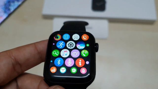 Apple Watch Series 7 Clone Unboxing & Review | Apple Logo | Apple Iwatch Smartwatch Series 7 Clone