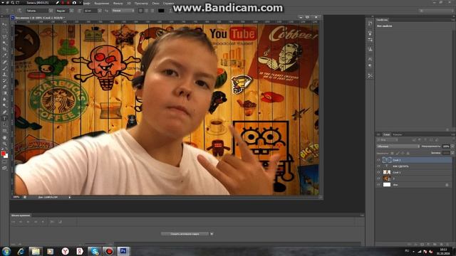 Как сделать картину на видео с помощью фотошопа/ без слов