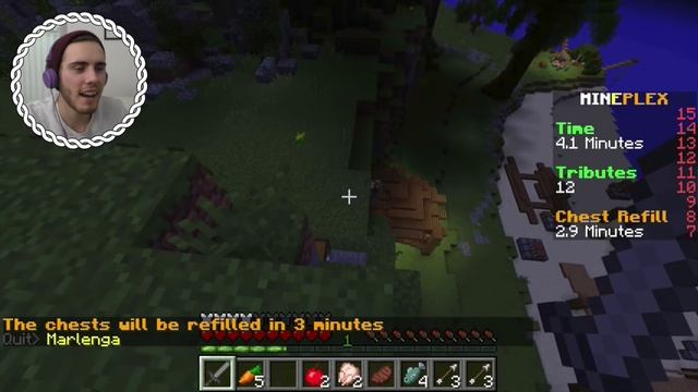 CRAZY MINECRAFT HUNGER GAMES!