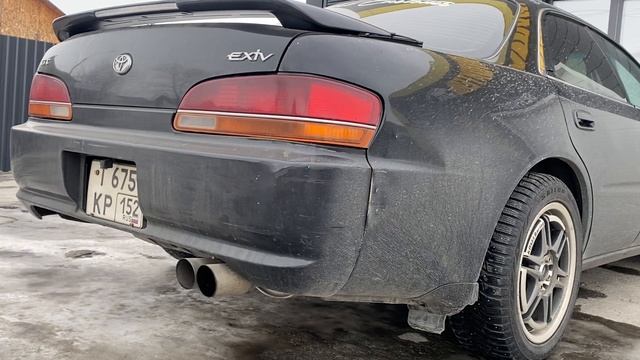 Toyota Corona Exiv ST205 тюнинг выхлопа два режима громкости