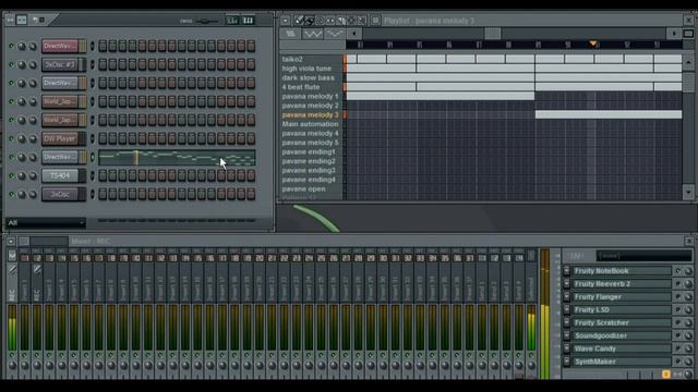 Pavane(Faure) FL Studio REMIX With For Violin(Directwave) With Beat(Taiko)
