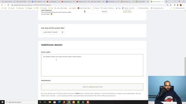 How To Send Proposal On Upwork JOB Post | ELEMENTOR PROJECT