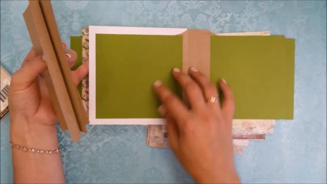 Начинаю делать альбом ))) Скрапбукинг. Scrapbooking. Handmade.