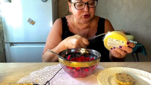 МУКБАНГ/ВИНЕГРЕТ/Обжор и разговоры на камеру