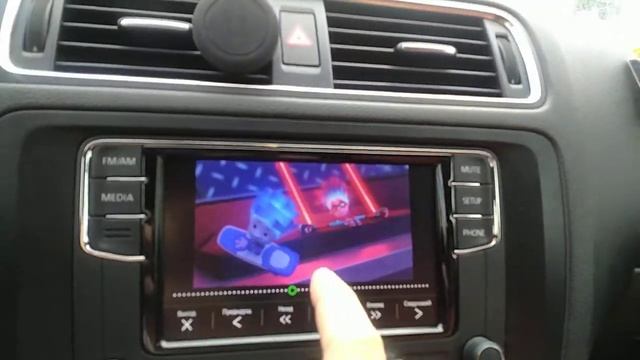 Работа видео на RCD330 DESAY