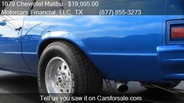 1979 Chevrolet Malibu Track/Street Coupe For Sale In Headqua