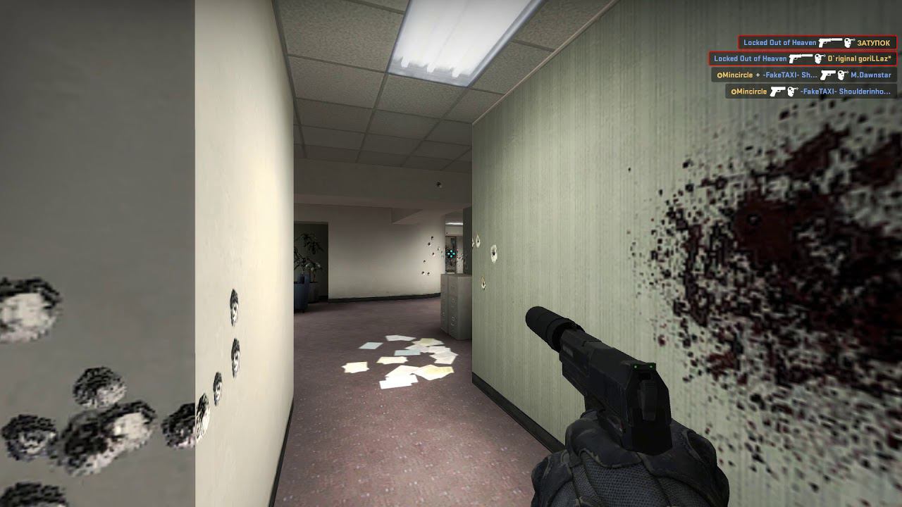 Самый обычный гринд фрагов на карте Cs_office