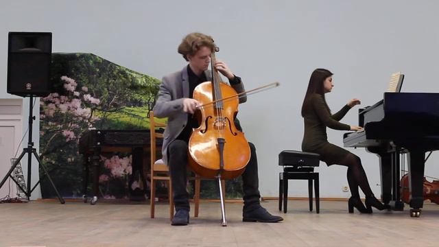 А.Рубінштейн - Мелодія. Rubinstein - Melody. Лев Рибальченко віолончель