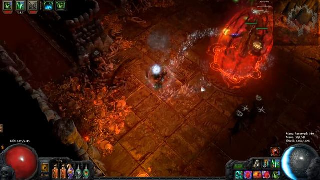 Path Of Exile 2.2 Saboteur Bladefall Mine Apex Of Sacrifice Normal Atziri (PHC)