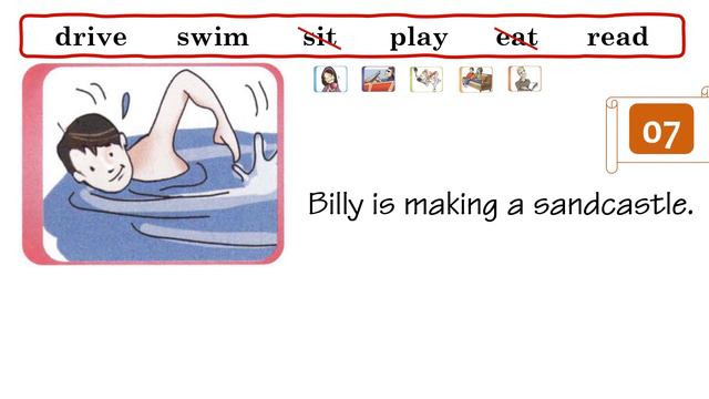 RU Starter - Present Continuous - Look At The Picture And Say : What The People Are Doing?