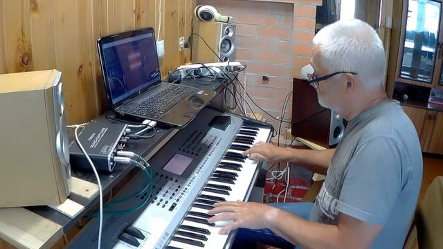 у моря у синего моря.кавер.ketron Sd1