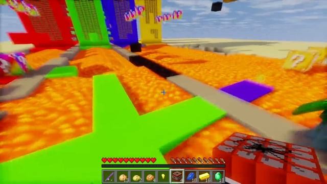 САМАЯ ЭКСТРЕМАЛЬНАЯ ЛОВУШКА ИЗ РАДУЖНЫХ ЛАКИ БЛОКОВ  В МАЙНКРАФТ | ТРОЛЛИНГ ДРУГА ЮТУБЕРА MINECRAFT