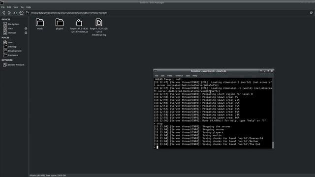 [#1] [SPONGE] [MODS] Запуск сервера Minecraft 1.11.2 с плагинами и модами