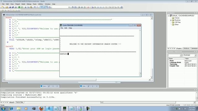 MUMPS-Database-Application