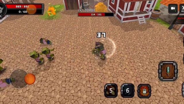 прикольная убивалка времени, в стиле майнкрафт на андроид