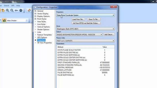 How To Modify The Projection And Datum In Global Mapper