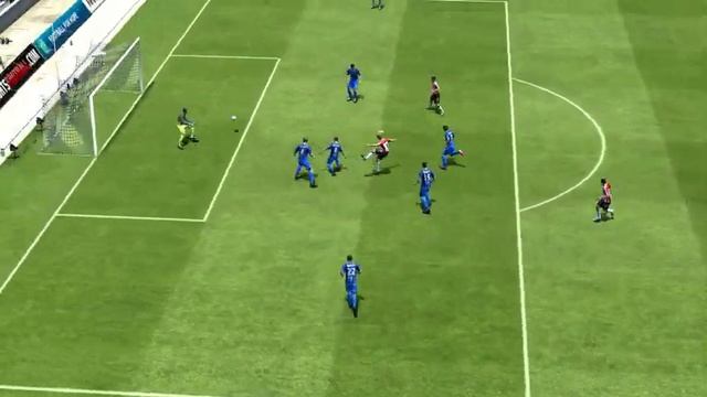 Первый гол в Be A Pro FIFA 13 камера 2