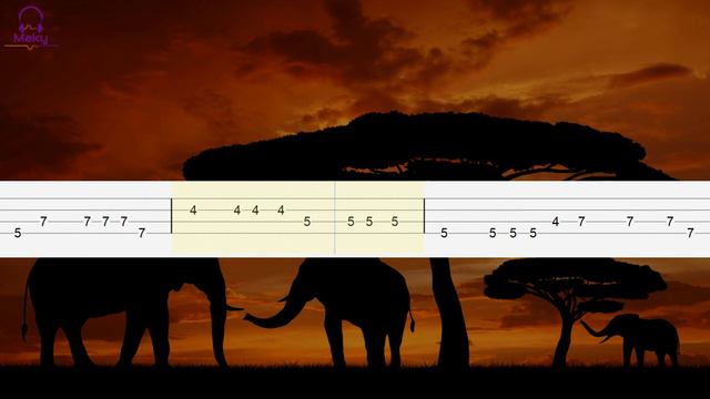 Toto - Africa Bass Tabs Tutorial