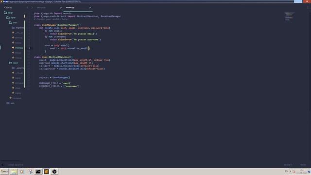 Аторизация и Регистрация на Django часть 1