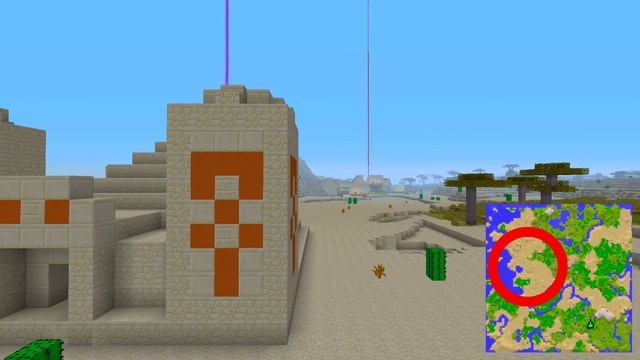 ✔️ AMAZING SEED / 5 VILLAGES 2 TEMPLES + END PORTAL AT SPAWN! - Minecraft Xbox ONE/360 + PS3/4