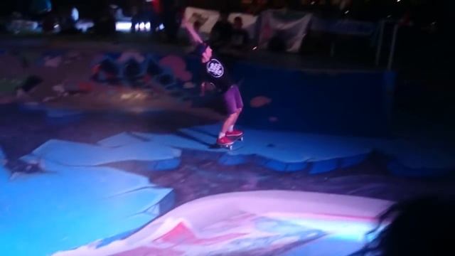Ilin Kolevski Destroys Run At The Dynamics Best Trick Contest (Business Bay Skatepark Dubai,UAE)