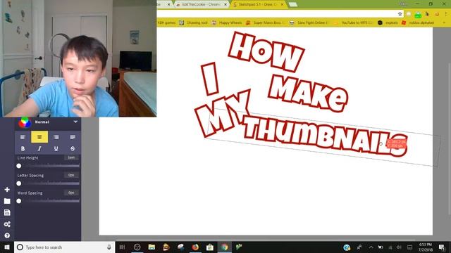 How I Make My Thumbnails!
