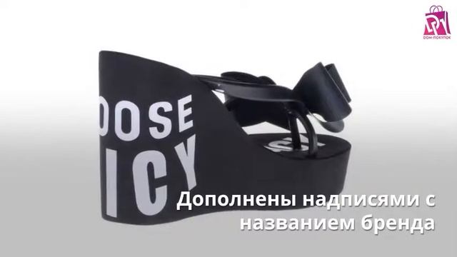 Летняя мода 2021 Женские сланцы с бантом