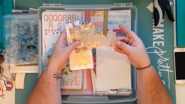 Homemade Scrapbooking Kit