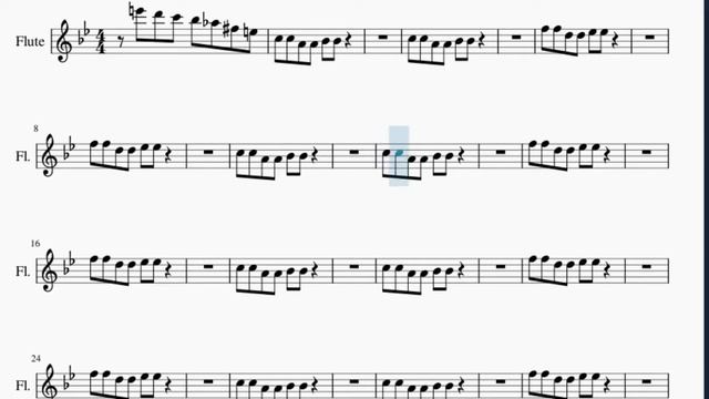 Flute Sheet Music: How To Play Underground Theme (Super Mario 3D World) By Mahito Yokota