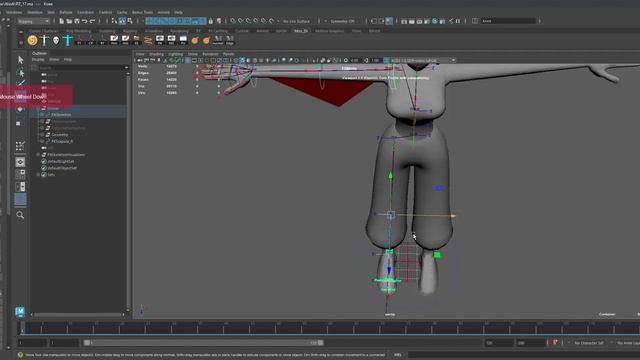 Настраиваем скелет