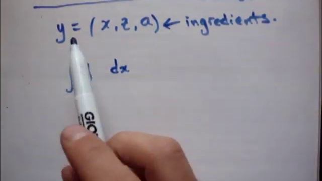 Integration : How to write an integal