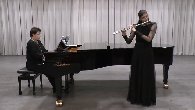 Аарон Копланд. Дуэт для флейты и фортепиано. 1 Часть