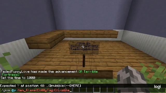 How To Get Invisible Item Frames In Minecraft 1.16